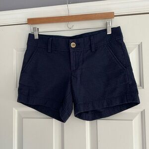 Lily Pulitzer Callahan Cotton Navy Shorts 2